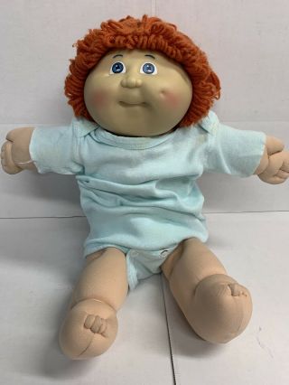 Vintage 1985 Cabbage Patch Doll - Red Hair & Blue Eyes & Dimples - Ultra Rare