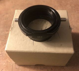 Bausch & Lomb Microscope 31 - 27 - 04,  0.  5X Objective Lens For Stereo Zoom 7,  Rare 3