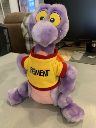 Vintage 1982 Walt Disney Epcot Center Figment Dragon Plush Rare Stuffed Toy