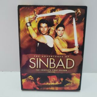 The Adventures Of Sinbad The Complete First Season (6 - Dvd) Oop Rare Zen Gesner