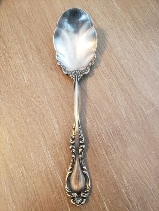 Vintage / Antique R.  Wallace 1835 Silver Serving Spoon A1
