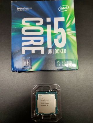 Intel Core I5 - 7600k Rare Chip 5ghz Stable And Cool