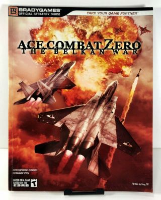 Ace Combat Zero: The Belkan War Official Strategy Guide [mint Rare] 2006