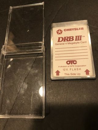 Rare Ci8023 Chrysler Pcmcia 4mb Card For Drb Iii Drb 3 Diagnostic Scan Tool Otc