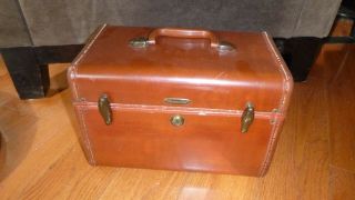 Vintage Samsonite Shwayder Bros Travel Train Makeup Streamlite Luggage Case