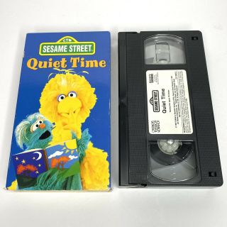 Sesame Street - Quiet Time (vhs,  1997) Rare -