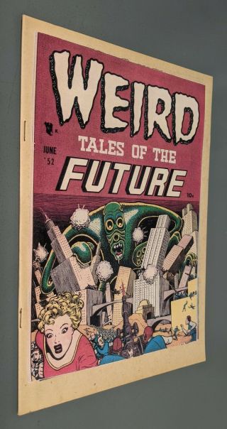 Weird Tales of the Future 2 1952 COVERLESS Complete Basil Wolverton RARE 2