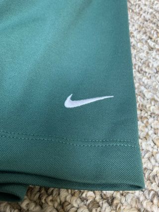 Chicago White Sox Nike Golf Drifit Polo Shirt Size Large Rare Green Robert Eloy 3