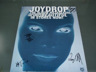 Joydrop Rare Band Signed Autographed Promo Poster Tara Slone Metasexual