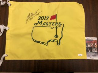 Ben Crenshaw Signed Masters Golf Flag Rare Hall Of Fame Jsa