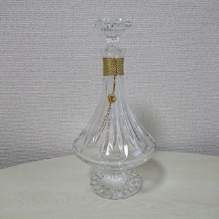 Rare Empty Bottle Camus Tradition Baccarat Crystal 700ml 23.  6698oz.  From Japan