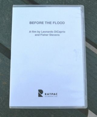 Before The Flood Promo Dvd Fyc Documentary Leonardo Di Caprio Climate Rare