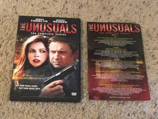The Unusuals Complete Series 2 Disc Dvd Set 10 Episodes Rare Jeremy Renner Oop