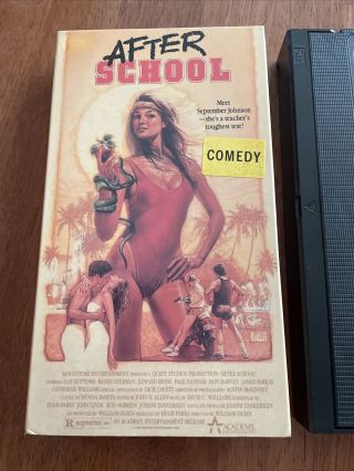 After School VHS Prism 1989 80s Sex Cult Comedy Private Lessons RARE OOP HTF 3
