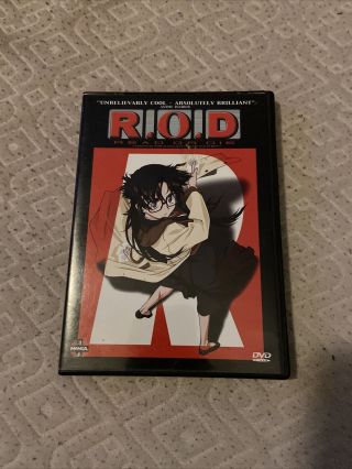 Read Or Die R.  O.  D Ova (dvd W/poster,  2003) Japan Rare Anime