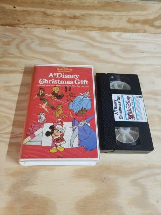 Walt Disney A Disney Christmas Gift 1982 Animated Vhs Movie - Rare