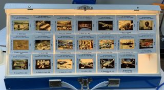 National Air And Space Museum 40 Color Slides & Cassette With Narration - Rare