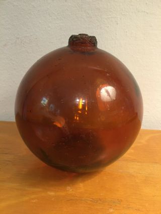 Antique Blown Glass Target Ball or Fire Extinguisher Ball 2
