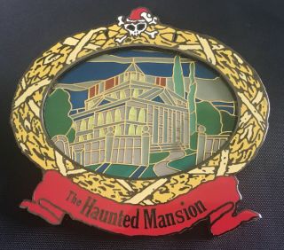Disney Pin 7165 Disneyland Haunted Mansion Holiday Translucent Le 150 Rare Jumbo