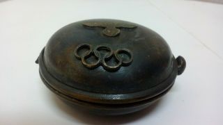 Rare Old Box For Pocket Watch From Olympic Games In Berlin 1936
