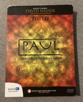 Paul In Rome - David Nasser - Book And Dvd Set - Christian Bible Study Rare Oop