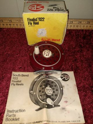 Vintage South Bend Finalist/1122 Fly Reel Box Instructions
