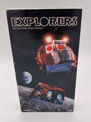 Rare Oop Explorers Vhs Film 1985 Sci Fi River Phoenix Ethan Hawke Dante Vintage