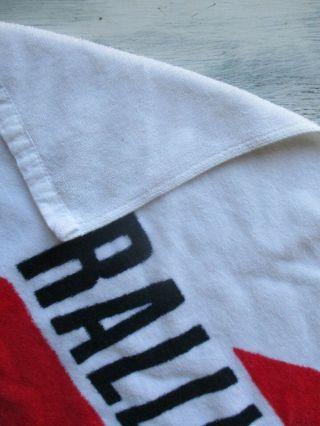 RALLIART RALLI ART Emblem Towel For MITSUBISHI Racing RARE - Very Good 2