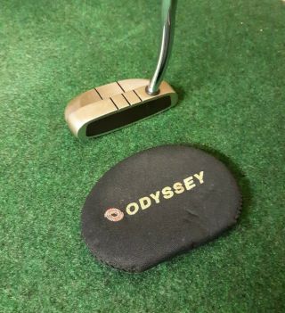 Rare Odyssey Dual Force Rossie Ii Broomstick Mallet Putter 48 " Long Rh,  Cover