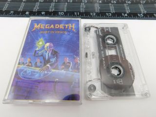 Rare Error? Megadeth Cassette Rust In Peace Audio Tape C4 - 591935 C8 - 2