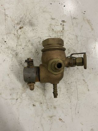 Rare Essex Dual Fuel Antique Hit And Miss Gas Engine Brass Carburetor