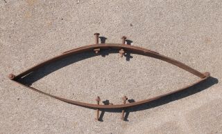 Antique Buckboard Carriage Seat Spring,  Horse Drawn Wagon Buggy
