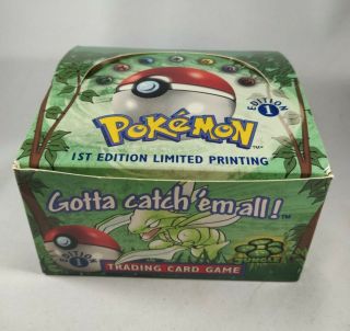Empty 1st Edition Pokemon Jungle Booster Box Rare Box Only No Cards