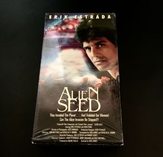 Alien Seed Vhs Rare Erik Estrada 1989 Vintage Sci - Fi,  Horror