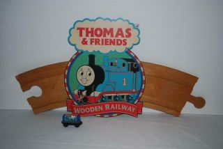 Thomas & Friends Store Display Wall Decor Huge Wooden Train Track Rare