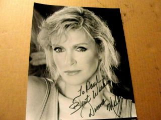 Rare Donna Mills Signed Autograph 8x10 Photo W/coa - Knot 