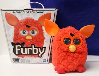 Hasbro Furby 2012 Orange Rare Collectible Interactive Toy