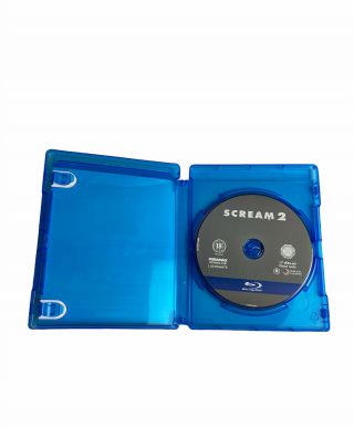 Scream 2 (Blu - ray Disc,  2011) Wes Craven Horror Movie Rare,  OOP Blu Ray 2