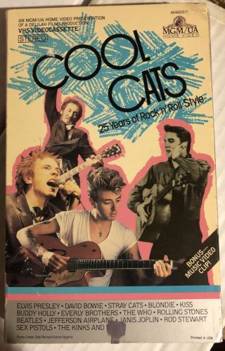 Cool Cats - 25 Years Of Rock N’ Roll Style (1983) Rare Vhs