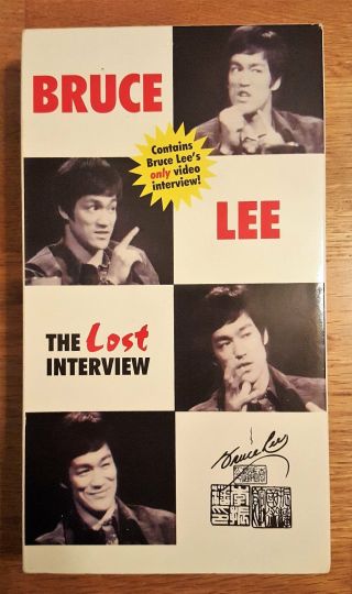 Bruce Lee: The Lost Interview 1971 - 94 Pierre Berton Mandarin Superstar Rare Vhs