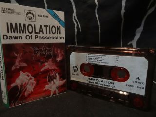 Immolation Dawn Of Possession / 1991 / Tape Mc Cassette Rare Unofficial Press