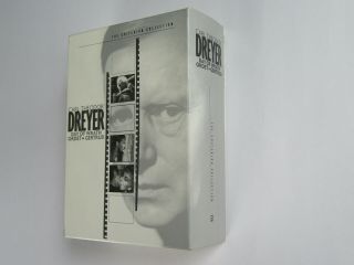 Carl Theodor Dreyer Day Of Wrath/ordet/gertrud (dvd,  4 - Disc Set,  Criterion) Rare