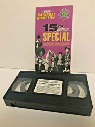 The Best Of Saturday Night Live (vhs,  15th Anniversary Special) Rare Htf