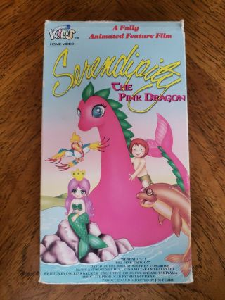 Serendipity The Pink Dragon (vhs,  1990) Rare