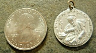 Antique Medal of St Alphonsus Liguori and Our Lady of Perpetual Help 3