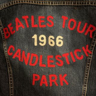 Vintage Beatles Levis Denim Tour Jacket - “1966 Candlestick Park” Men’s S - Rare