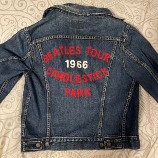 Vintage Beatles Levis Denim Tour Jacket - “1966 Candlestick Park” Men’s S - Rare 2
