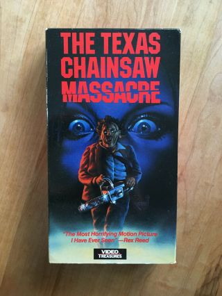The Texas Chainsaw Massacre - Rare 1988 Vhs Horror - Video Treasures