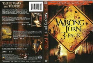 Wrong Turn 3 - Pack (dvd,  2011) Rare & Out - Of - Print