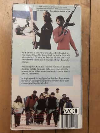 Red Snow VHS Very Rare Low Budget Snowboard Sleaze Horror Action Sov Cult VCII 2